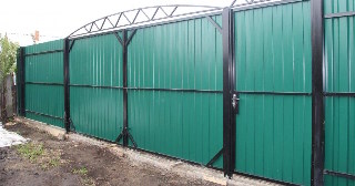 Купить ворота из профнастила Можга, цена от 4150 руб.