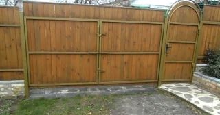 Купить распашные ворота деревянные Можга, цена от 2784 руб.