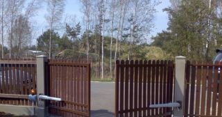 Купить распашные ворота из штакетника Можга, цена от 2784 руб.